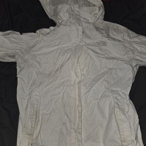 The North Face White Hooded Jacket
